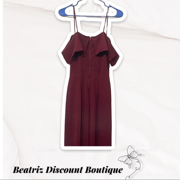 Maroon Jumpsuit - Picture 1 of 4